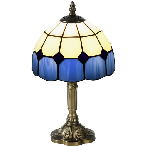 Homcom tiffany style table - homcom, tiffany-style