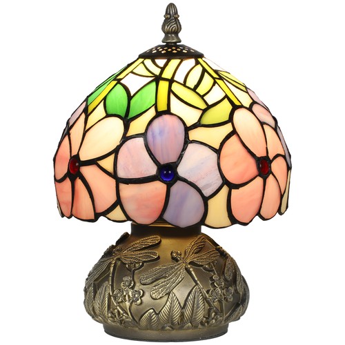 Homcom stained glass bedside - stained,