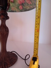 Tiffany- style lamp.  Glass