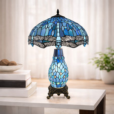 Tiffany Style 16 Inch Blue