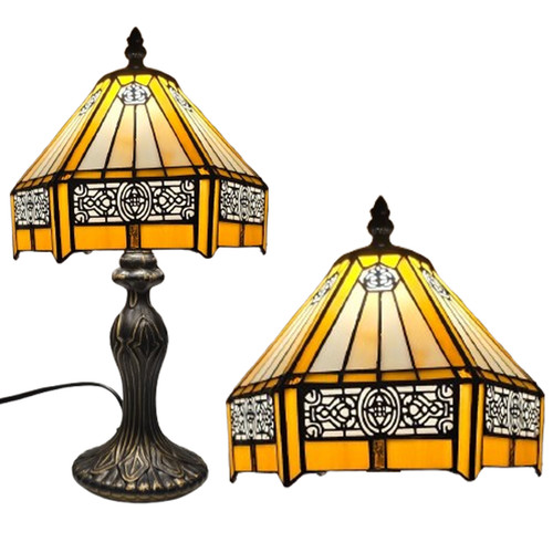 Tiffany yellow hexagon style - tiffany,