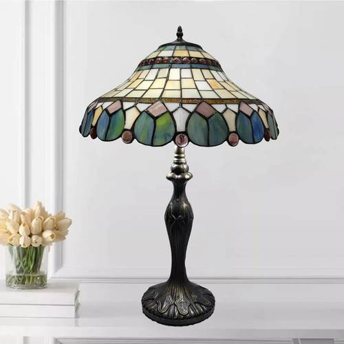 Tiffany style table lamp - lamp, 16