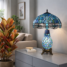 16-Inch Blue Tiffany Style