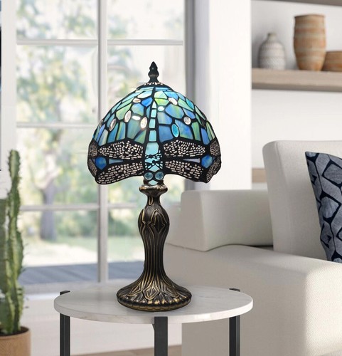 Antique tiffany style - style, blue